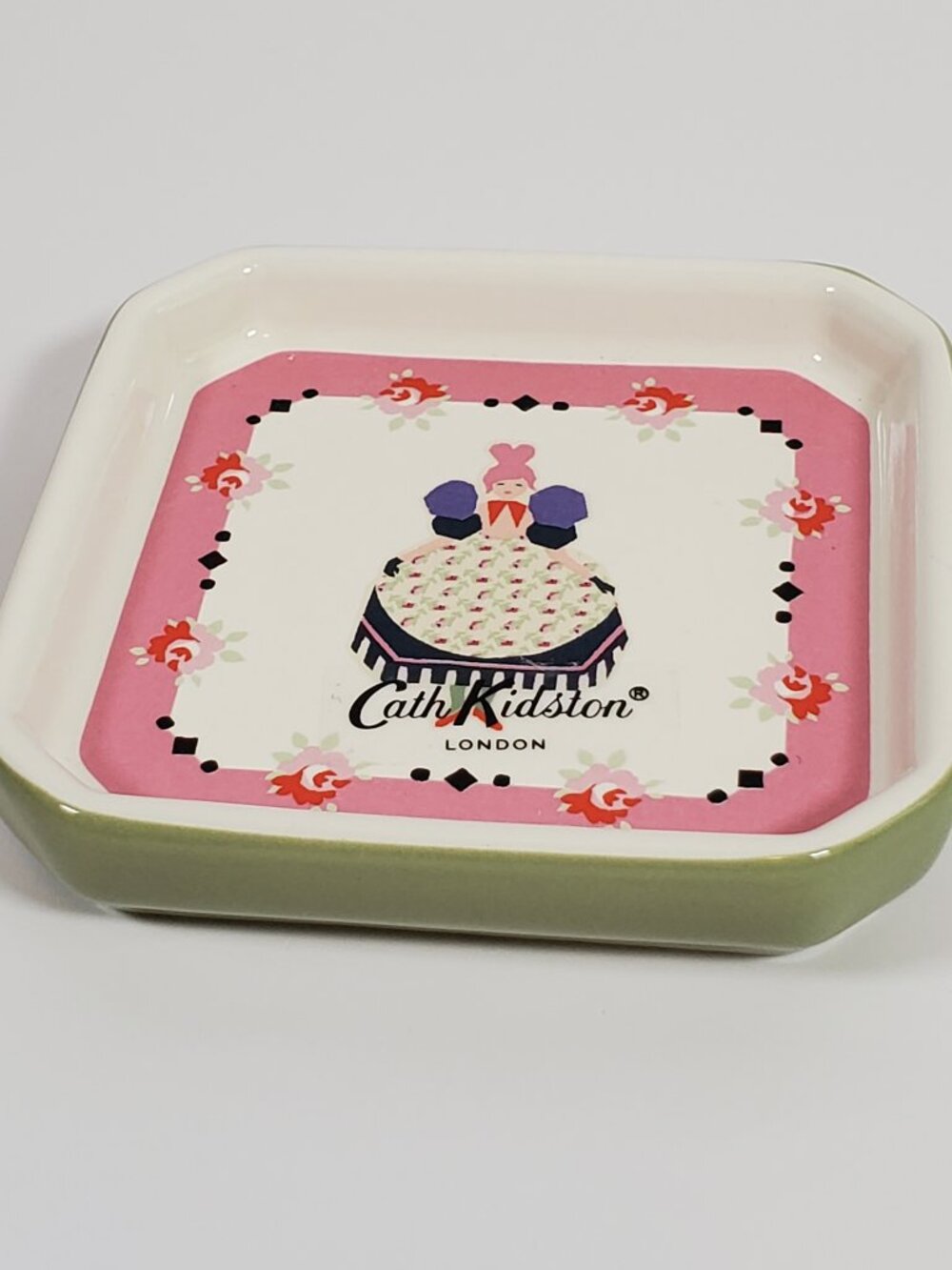 Cath Kidston London Spring Birds Trinket Dish Stoneware Dishwasher Safe NEW